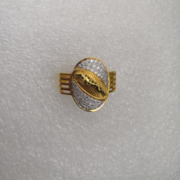 Buy quality 22kt gold casting cz classic gents ring in Chennai