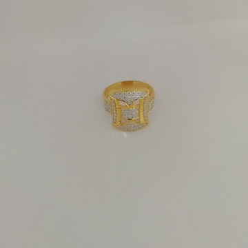 Buy quality 22kt gold casting lord ganesh design fitting ring for men gr-12  in Chennai