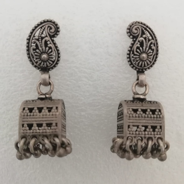 Sterling silver mango design earrings by 