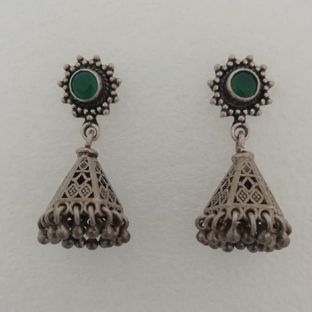 Sterling silver jummar style earrings