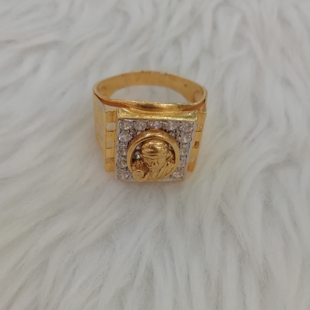 Buy Sai Baba Gold Ring Online | H.k.s Jewellers - JewelFlix